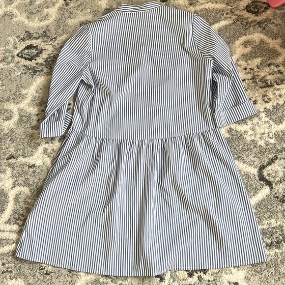 Tuckernuck Women's Striped Royal Shirt Dress Size Medium - Picture 9 of 13